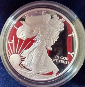 lot 108 image: 2020 Proof American Silver Eagle