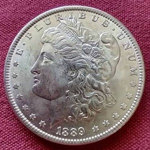 lot 109 image: Nice 1889 Morgan Dollar
