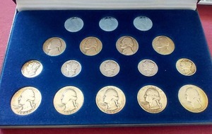lot 120 image: U.S. World War 2 Coinage Collection - Nice
