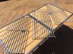 lot 105 image: (3) Countertop Racks 14 x 30 x 1 34