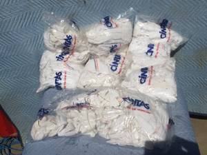 lot 145 image: (3) Bags Cintas Kitchen Rags