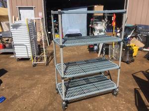Metro Max Q NSF Mobile Wire Shelf Unit 24" x 48" x 71"