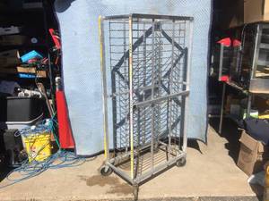 lot 110 image: Lockwood RA65-RR42-LC-STEM Mobile Pizza Rack