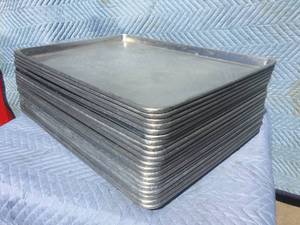 (20) Aluminum Cookie/Bun Pans 18" x 26"