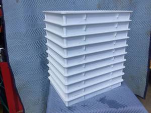 lot 119 image: (10) Bakers Mark - HD Reinforced Bottom Dough Boxes 18 x 26 x 3