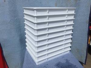 lot 121 image: (10) Bakers Mark - HD Reinforced Bottom Dough Boxes 18 x 26 x 3