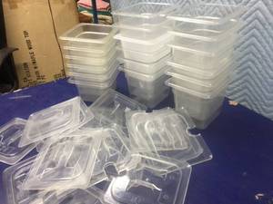 lot 162 image: (18) Food Containers 6 - (16) Lids