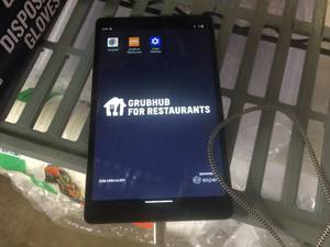 lot 173 image: Lenova TB300FU Tablet - Grubhub