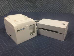 lot 177 image: Star TSP100iii FuturePRNT Printer And A D100 Thermal Label Printer