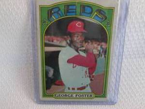 lot 2 image: 1972 Topps George Foster Rookie Car...