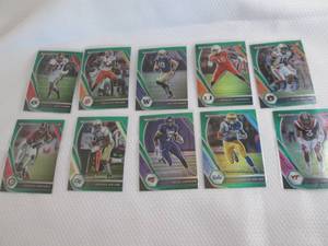 lot 8 image: 2021 Prizm Draft Picks Green Prizm ...