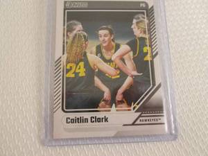 lot 22 image: 2024 Donruss Caitlin Clark Card...