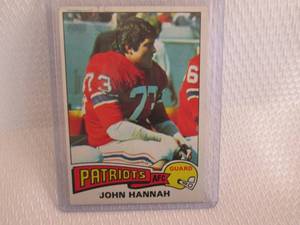 lot 26 image: 1975 Topps John Hannah Card...