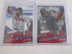 lot 36 image: 2020 Topps Update Ronald Acuna JR H...