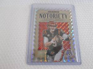 lot 42 image: 2024 Mosaic Joe Burrow Silver Prizm...