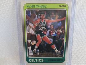 lot 48 image: 1988 Fleer Kevin McHale Card...