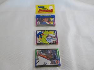 lot 51 image: 1989 Donruss Rack Pack Puckett MVP ...