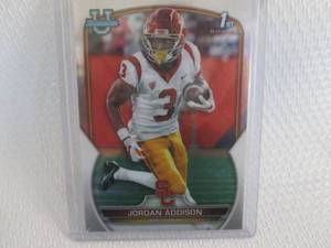 lot 62 image: 2022 Bowman U Jordan Addison Rookie...