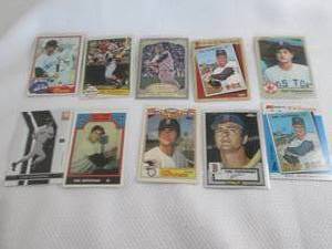 lot 74 image: Assorted Carl Yastrzemski Cards...