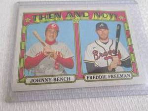 lot 76 image: 2021 Heritage Freddie Freeman & Joh...