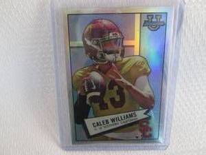 lot 77 image: 2022 Bowman U Caleb Williams Rookie...