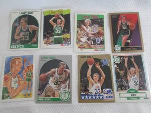 lot 84 image: Assorted Larry Bird Cards...
