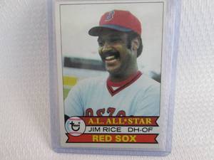 lot 92 image: 1979 Topps Jim Rice Card...