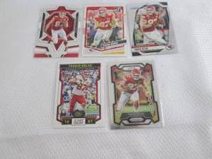 lot 93 image: Assorted Travis Kelce Cards...