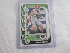 lot 95 image: 2024 Score Brock Bowers Rookie Card...