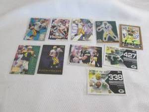 lot 96 image: Assorted Brett Favre Cards...