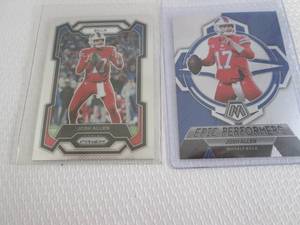 lot 97 image: 2023 Mosaic & Prizm Josh Allen Card...