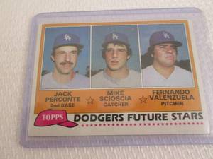 lot 105 image: 1981 Topps  Fernando Valenzuela Ro...