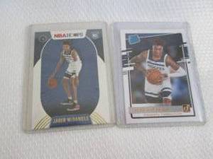lot 112 image: Donruss & Hoops Jaden McDaniels Roo...