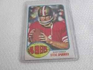 lot 120 image: 1976 Topps Steve Spurrier Card...