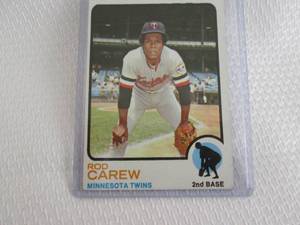 lot 127 image: 1973 Topps Rod Carew Card...