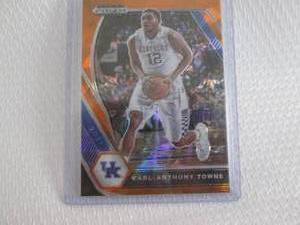 lot 129 image: 2021 Prizm Karl Anthony Towns Orang...