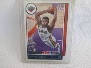 lot 133 image: 2021-22 Hoops Zion Williamson Card...