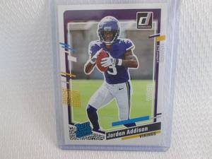 lot 137 image: 2023 Donruss Jordan Addison Rookie ...