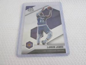 lot 145 image: 2020-21 Mosaic LeBron James Card...