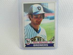lot 165 image: 1979 Topps Paul Molitor Card...