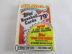 lot 166 image: 1989 Topps Cello Pack Don Mattingly...