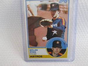 lot 178 image: 1983 Topps Nolan Ryan Card...