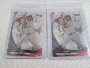 lot 181 image: Bowman Best Royce Lewis Rookie Card...
