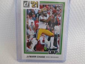lot 185 image: 2021Donruss Ja Marr Chase Rookie Ca...