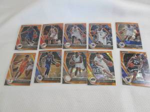 lot 205 image: 2021 Prizm Draft Picks Orange Prizm...