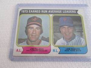 lot 230 image: 1974 Topps Tom Seaver & Jim Palmer ...