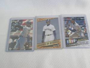 lot 235 image: Ken Griffey JR Inster Cards...