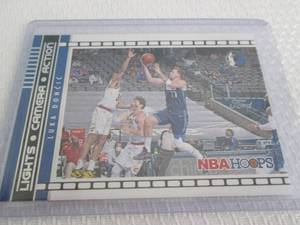 lot 238 image: 2021-22 Hoops Luka Doncic Lights Ca...