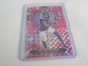 lot 247 image: 2024 Mosaic Justin Jefferson Pink P...
