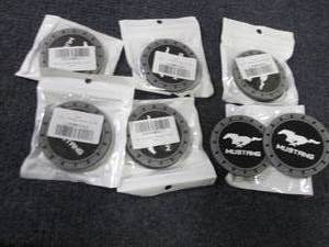 lot 261 image: 6- 2pks Mustang Car Coasters...